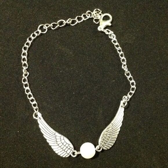 Angel Wings Bracelet (Harry Potter Snitch) - Picture 1 of 3